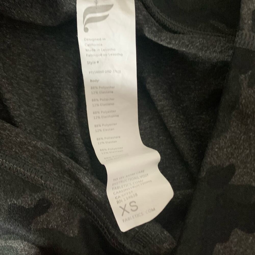Powerhold By Fabletics Camo Print Leggings Size X… - image 3